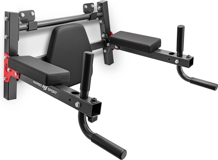 Snel en comfortabel verstellen van de dipsteunen