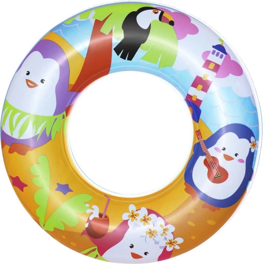 Kinder opblaasbare zwemband met zeemotieven 51 cm Bestway