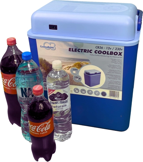 Dubbele voeding 12V/230V voor gebruik in de auto en thuis