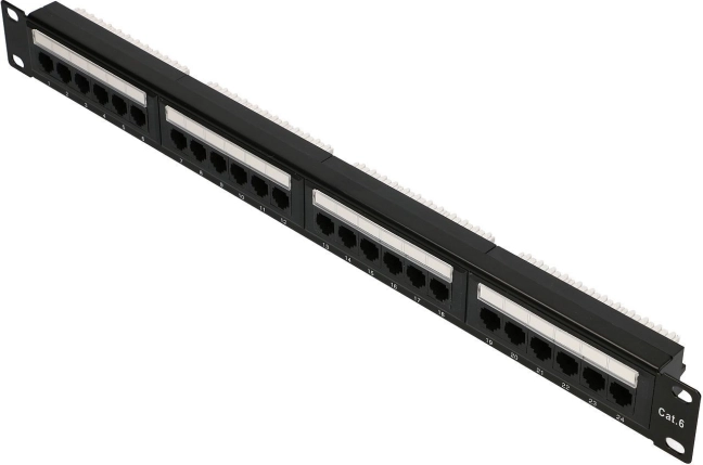 Patchpaneel 24 poorten Cat6 UTP V2