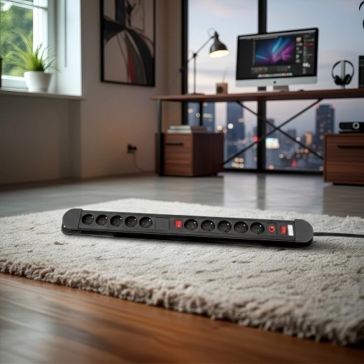 Twee groepen stopcontacten met onafhankelijke schakelaars