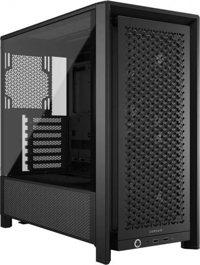 Zwarte MIDI TOWER-behuizing Corsair Frame 4000D RS