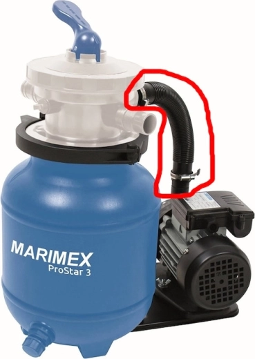 Verbindingsslang voor ProStar 3-filtratie, 30 cm