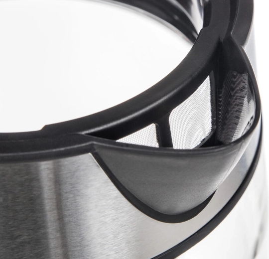 Uitneembaar filter en brede opening