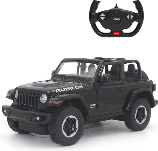 Rastar op afstand bestuurbare Jeep Wrangler JL op schaal 1:14 – Zwart