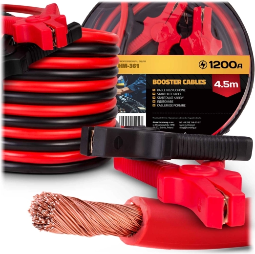 Startkabels Humberg 1200 A, 4,5 m