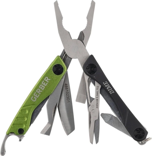Multifunctioneel gereedschap Gerber Dime Green