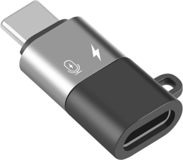 Puluz OTG-adapter 8pin naar USB-C (zwart)