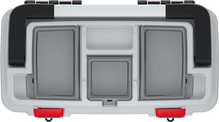 Overzicht binnenin dankzij uitneembare inzetorganizer