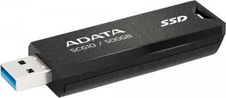 externe ssd adata sc610 500 gb usb 3.2 gen2 (type‑a) zwart