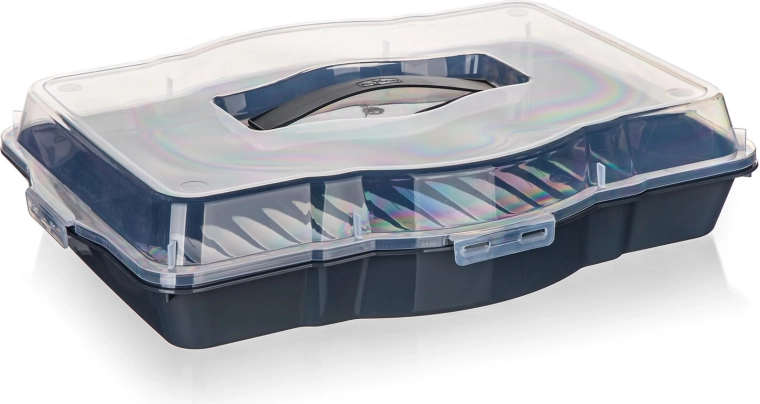 Veilig transport dankzij het stevige deksel