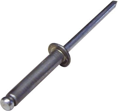 Trekblindklinknagel 3,0 × 8 mm aluminium/staal (100 stuks)