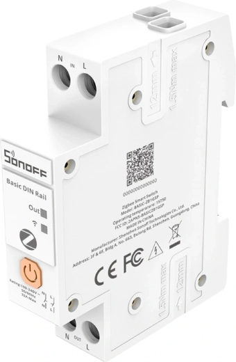 Montage op een DIN-rail en Zigbee 3.0