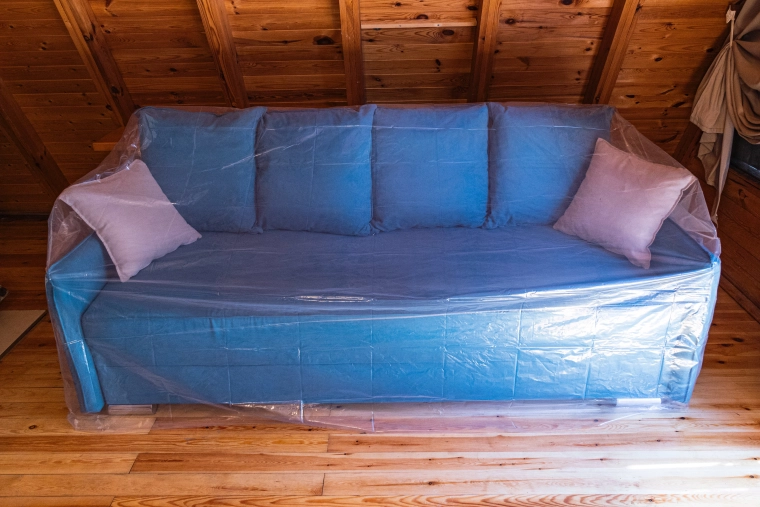 Transparante folie voor volledige meubelafdekking