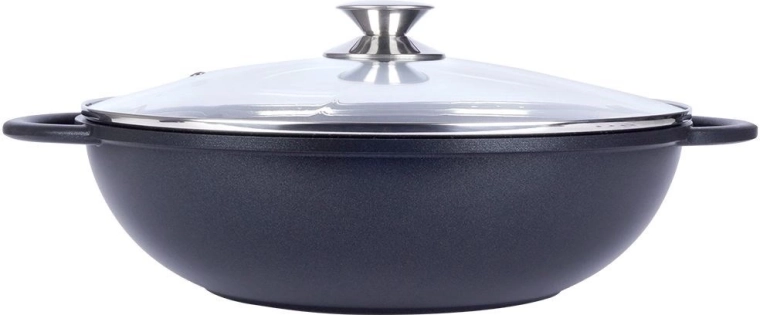 Glazen deksel met stoomventiel