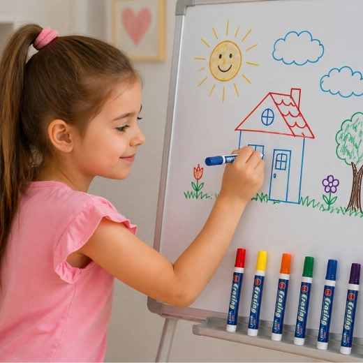 Eenvoudig uitwissen van het whiteboard