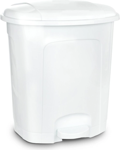 Pedaalemmer 30 l wit