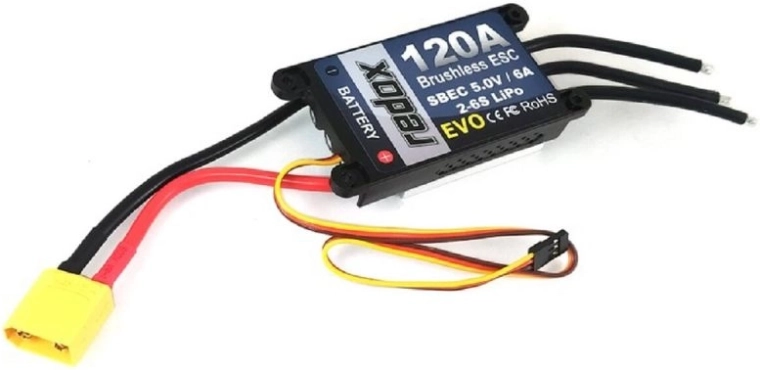 120A vermogen voor brushless aandrijvingen