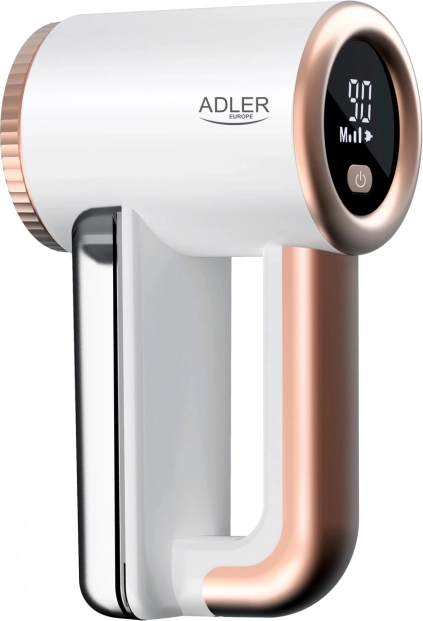 ADLER pluizenverwijderaar voor stoffen met LCD, USB, 2000 mAh, 5 W