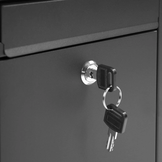 Veilige afsluiting en 2 sleutels inbegrepen
