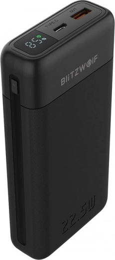 Powerbank BlitzWolf 20000 mAh met snel opladen 22,5 W