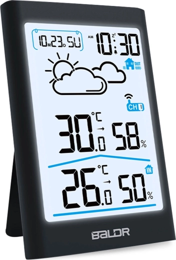 Overzichtelijk verlicht LCD-display