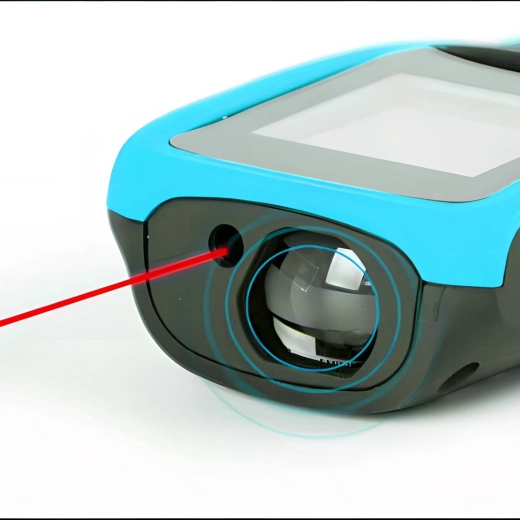 Lasersensor en snel werken in het terrein