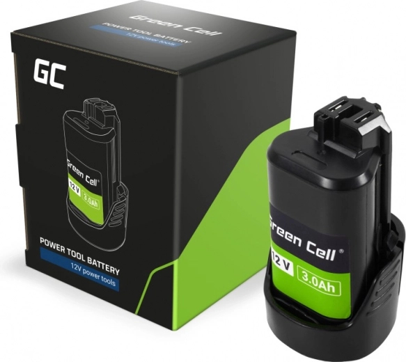 Batterij voor elektrisch gereedschap Green Cell PTBO12V3, Bosch GBA 12V 3Ah 1600A00X79