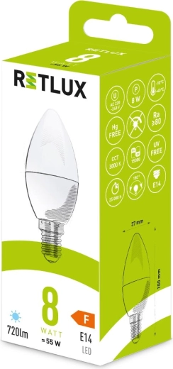 Zuinig alternatief voor een lamp van 55 W