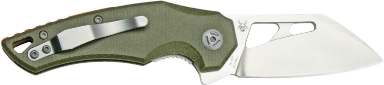 Micarta handgreep en pocketclip