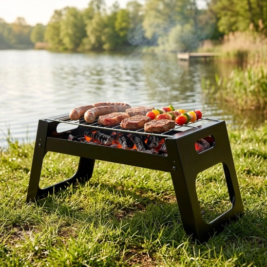 Ideale barbecue voor de tuin en onderweg