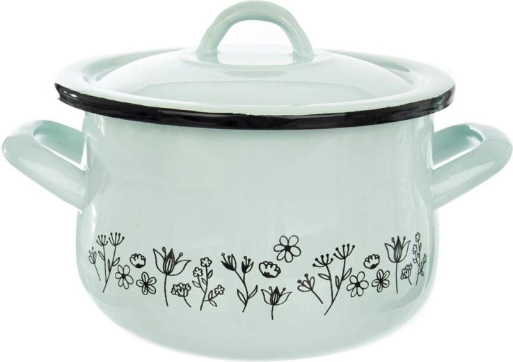 Geëmailleerde pan met deksel LOUKA 16 cm, 2,3 l