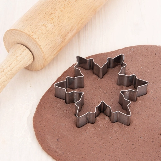 Precieze vorm van een sneeuwvlok