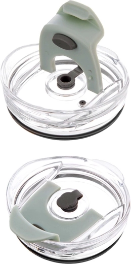 Afdichtend deksel met opening voor rietje