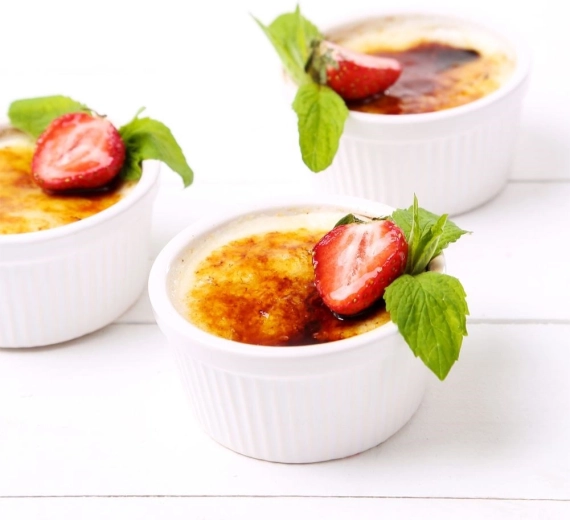 Ideaal voor crème brûlée en soufflé