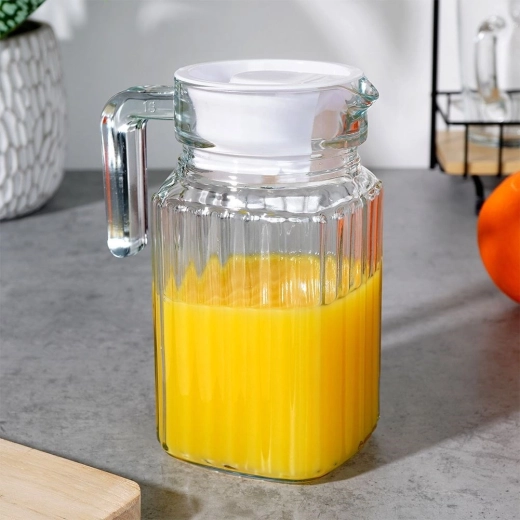 Duurzaam helder glas met ribbelstructuur