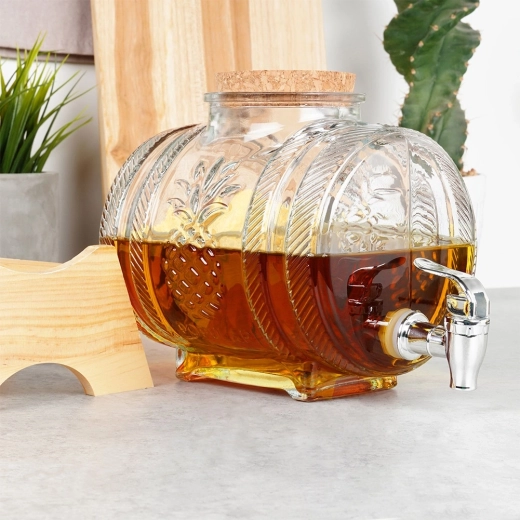 Wijde hals en kurken deksel