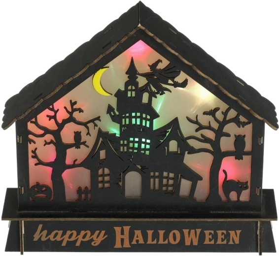 Spookkasteel met RGB-ledverlichting RETLUX