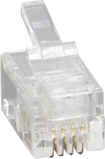 Modulaire stekker voor telecommunicatie 4P4C