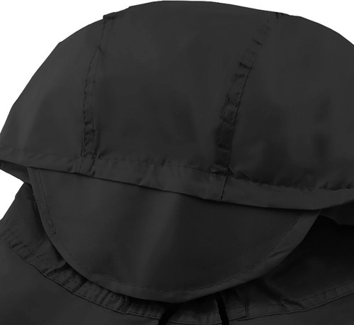 Capuchon met koord en klep