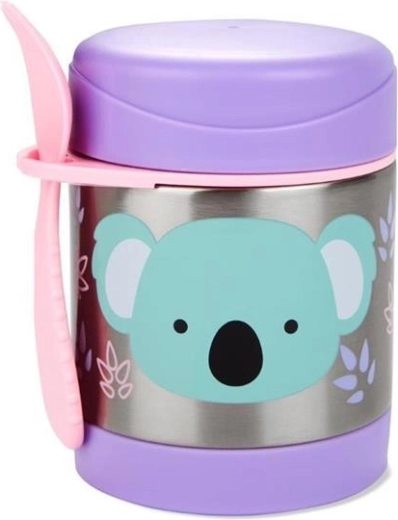 Skip Hop Zoo roestvrijstalen voedselthermos met spork Koala 325 ml