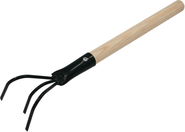 PROFI-cultivator met 3 tanden en steel van 27 cm