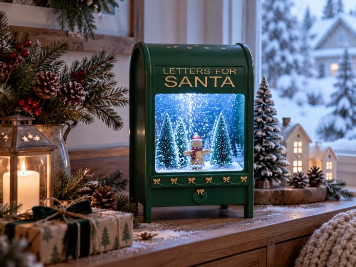 Muziekdoos met kerstmelodieën