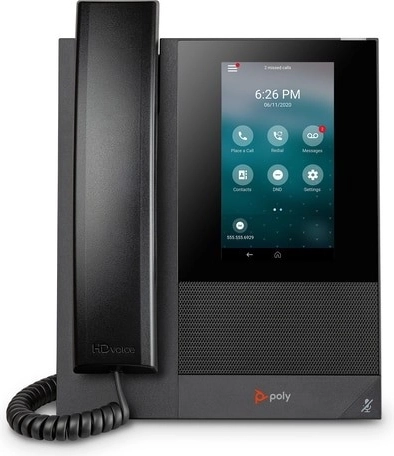 Poly CCX 400 SIP-telefoon met PoE-ondersteuning
