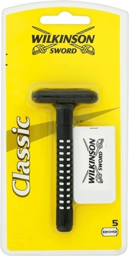Wilkinson Sword klassiek scheermes + 5 reserve­mesjes