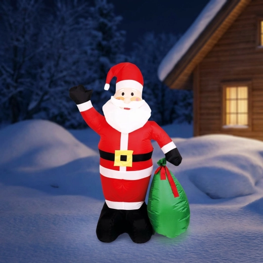 Opblaasbare Sinterklaas met ledverlichting, 180 cm