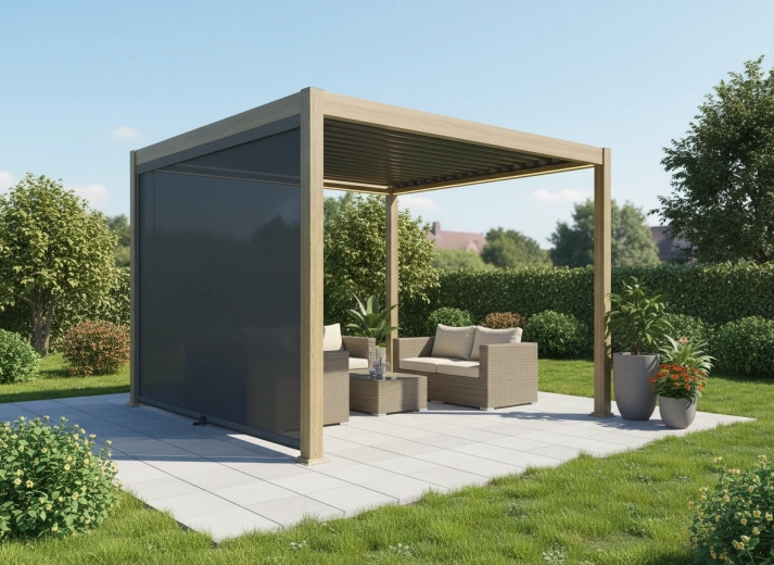 Elegante aanvulling voor de pergola
