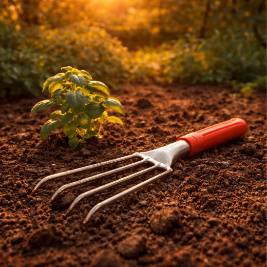 Ideaal voor bedden, bakken en werk tussen planten