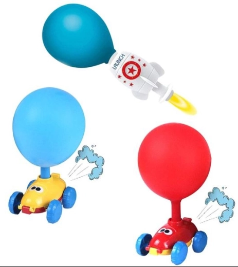 Aandrijving met ballon zonder batterijen