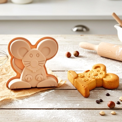 Effectvolle muis uit de oven of uit de koelkast